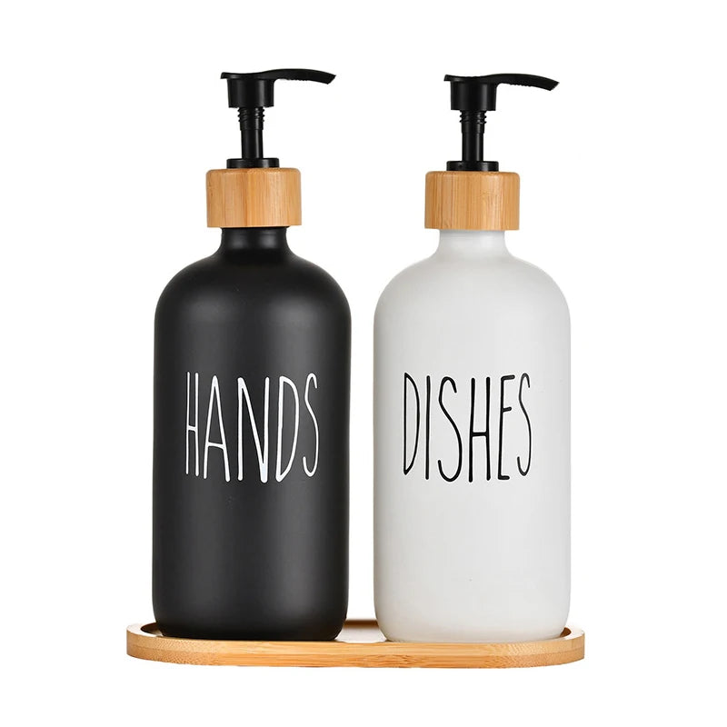 500ml Dispensador de jabón de cocina con diferentes tipos de utilidades