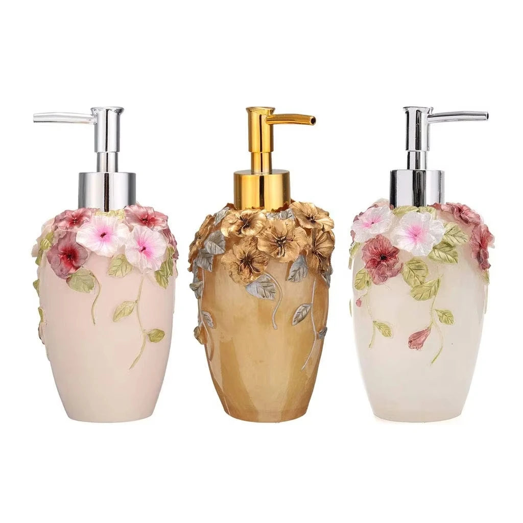 Dispensador floral de jabón