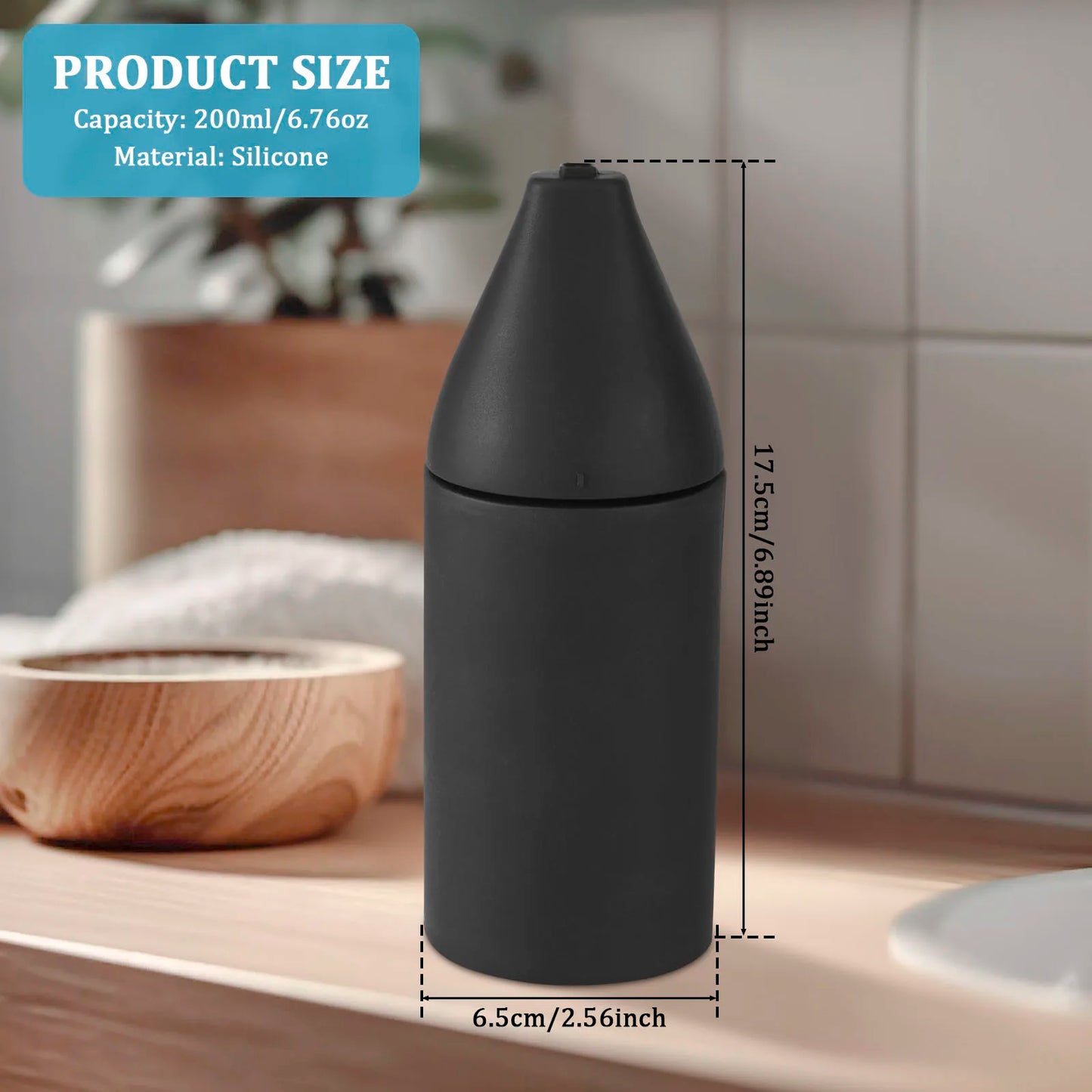 200ml Dispensador de jabón de silicona