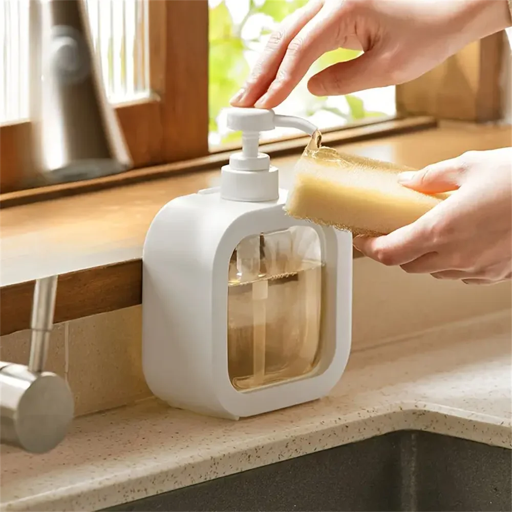 300/500ml Dispensador de jabón multifuncional para baño/cocina...