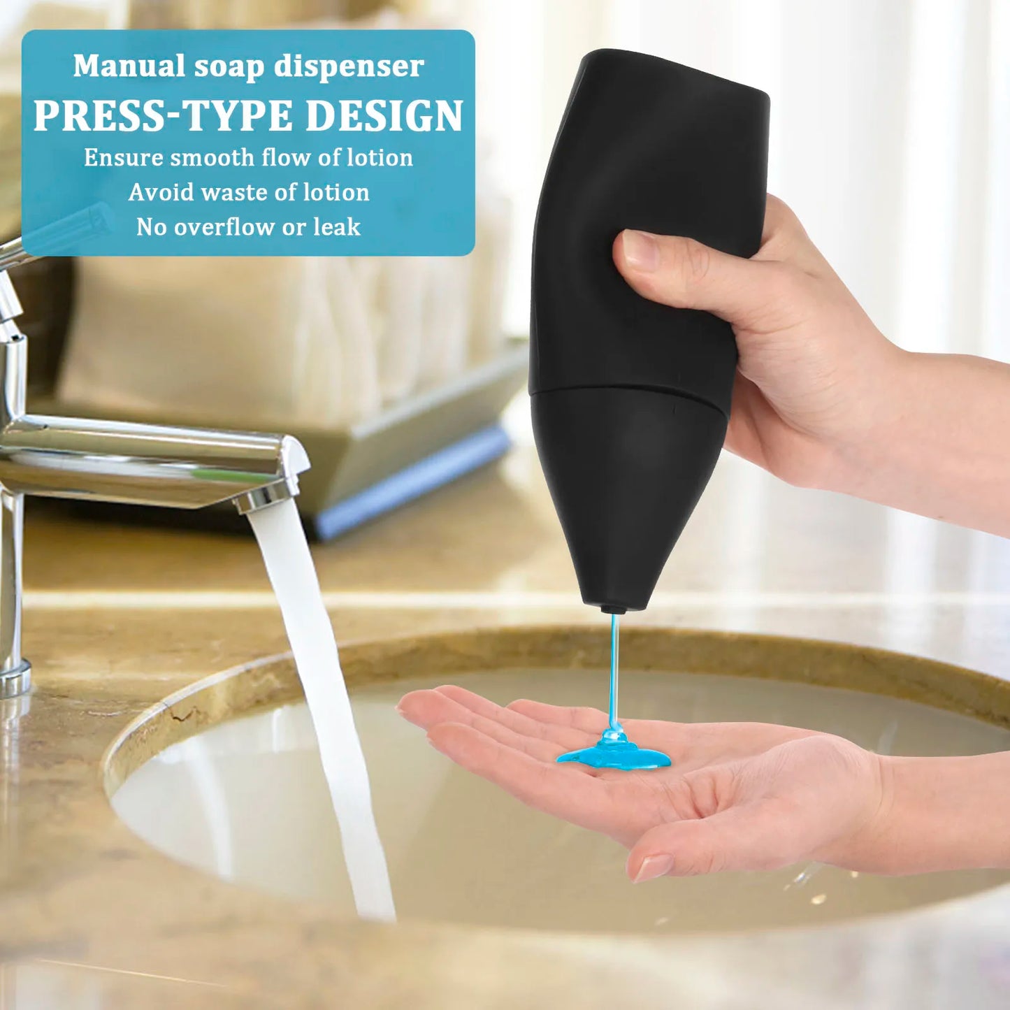 200ml Dispensador de jabón de silicona
