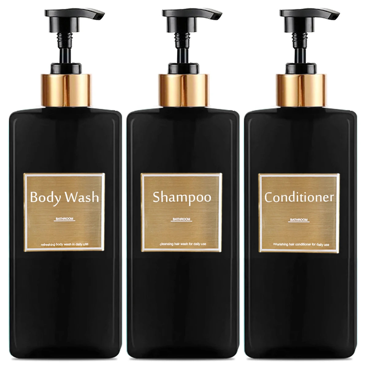 Botellas recargables de jabón para cocina/baño