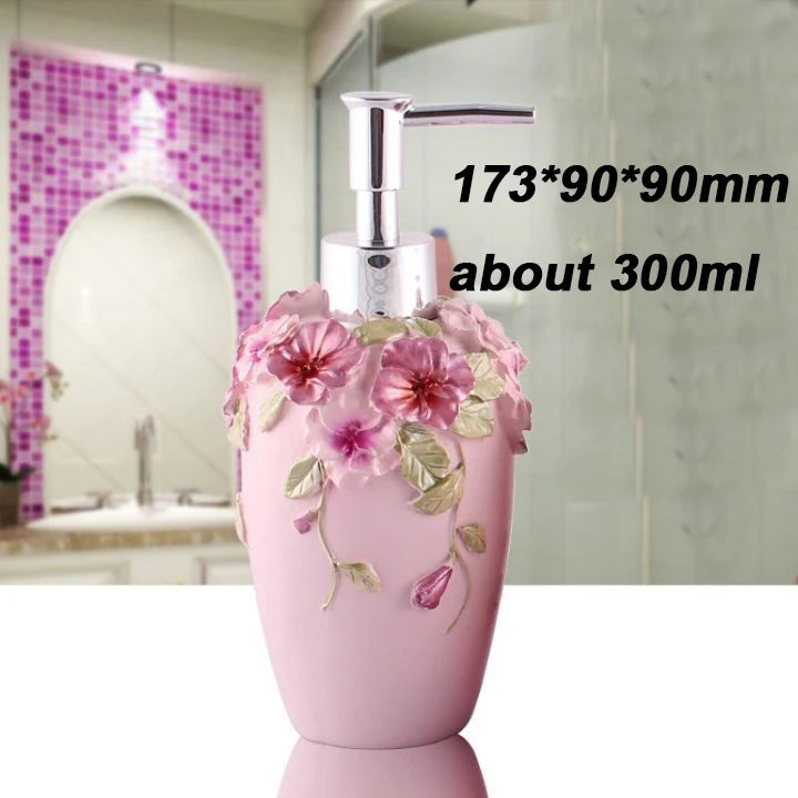 Dispensador floral de jabón