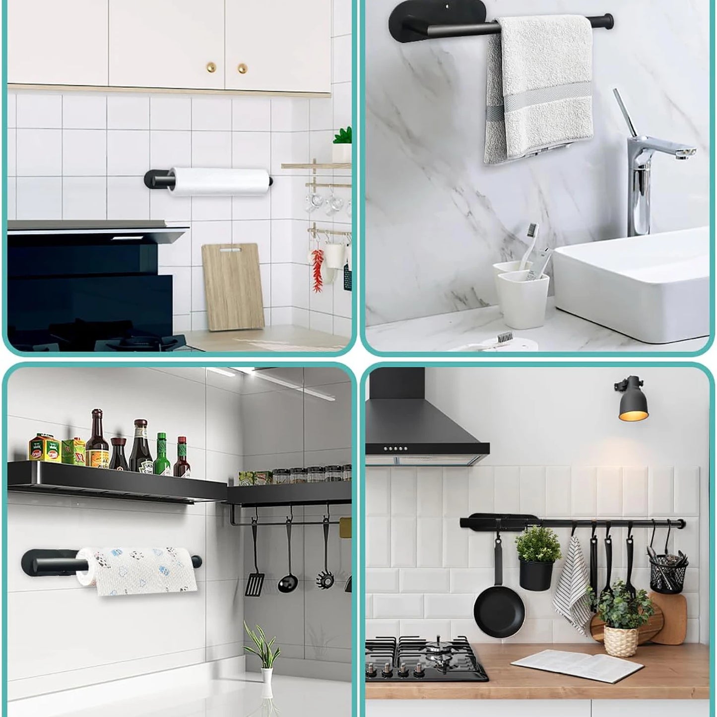 Soporte de papel para la cocina con gran variedad de colores