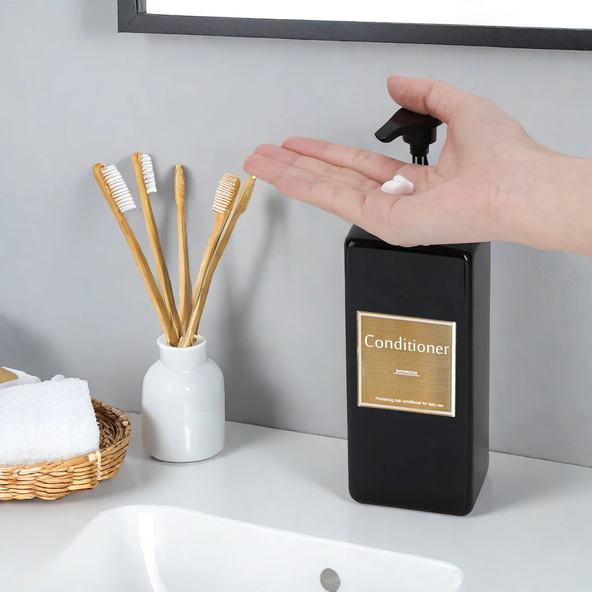 Botellas recargables de jabón para cocina/baño