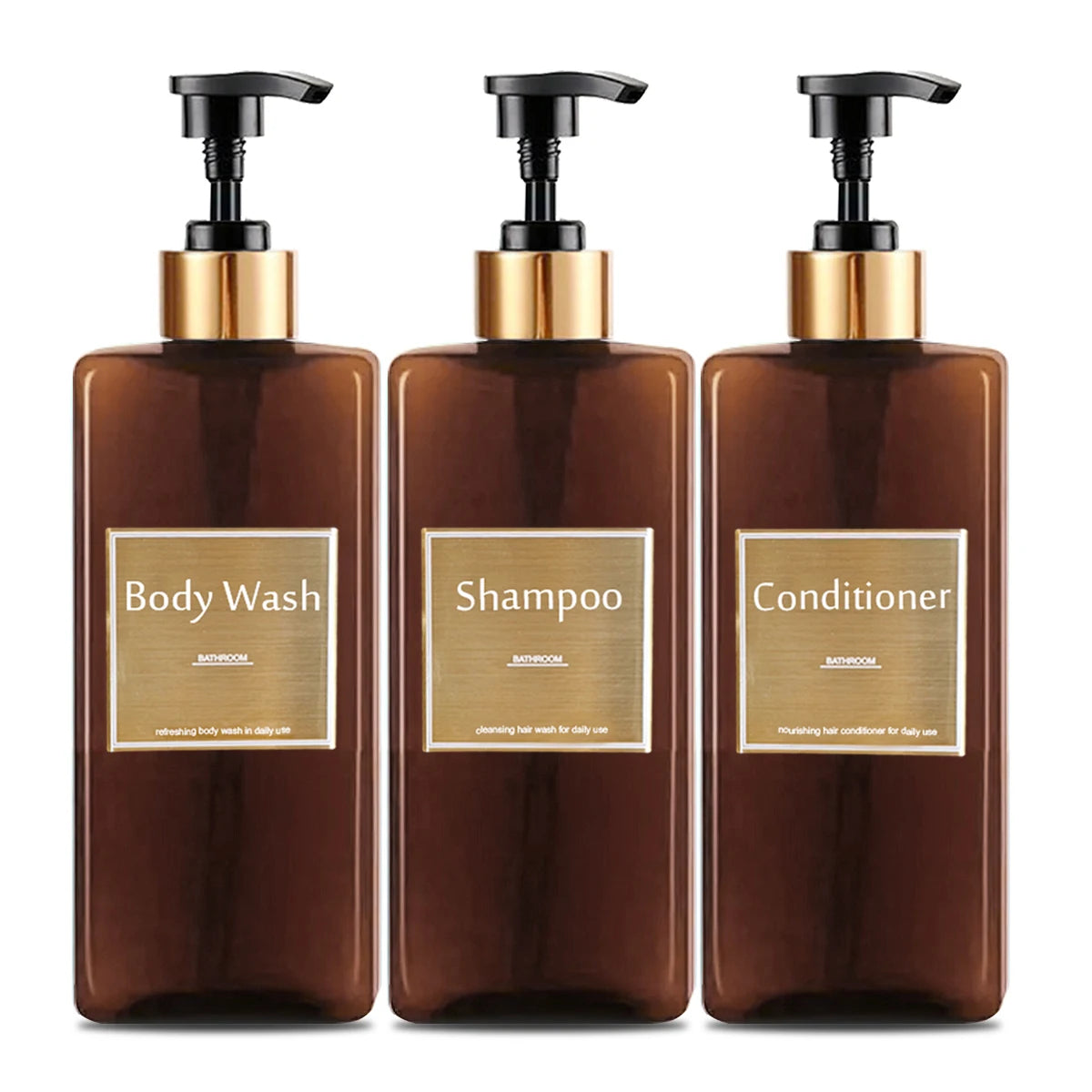 Botellas recargables de jabón para cocina/baño