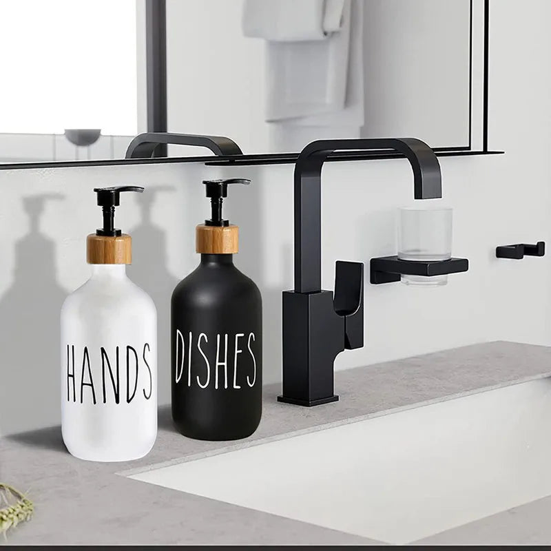 500ml Dispensador de jabón de cocina con diferentes tipos de utilidades