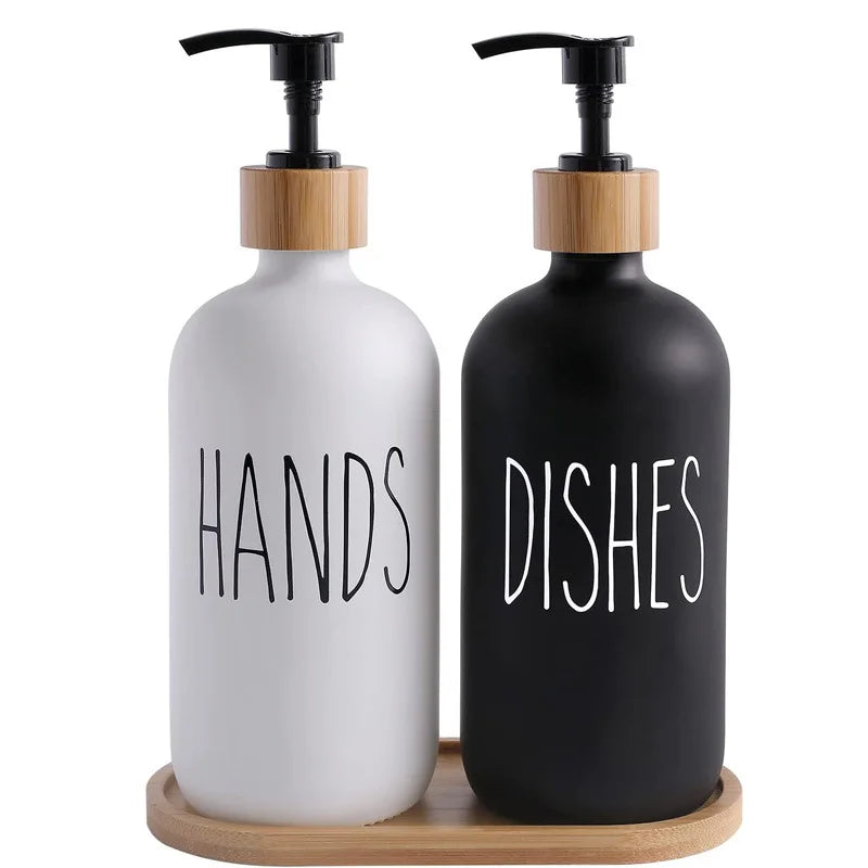 500ml Dispensador de jabón de cocina con diferentes tipos de utilidades