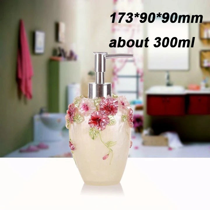 Dispensador floral de jabón